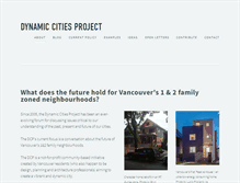 Tablet Screenshot of dynamiccities.org